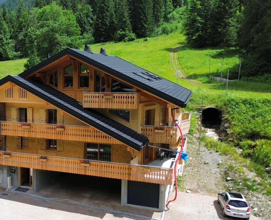 La Rose Des Neiges A Châtel Exteriör bild